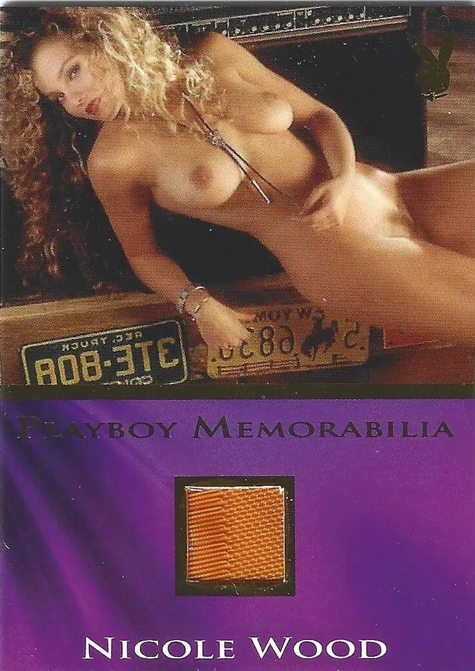 Dans Cards Playboys Sexy Centerfolds Nicole Wood Gold Foil Memorabilia Card Vibrators Dans Cards Playboys Sexy Centerfolds Nicole Wood Gold Foil Memorabilia Card Vibrators