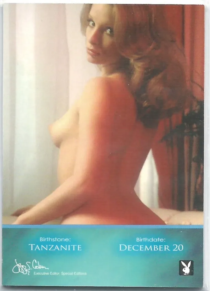 Dans Cards Vibrators Playboy Barefoot Beauties Claudia Jennings Pink Foil Birthstone Card Dans Cards Vibrators Playboy Barefoot Beauties Claudia Jennings Pink Foil Birthstone Card