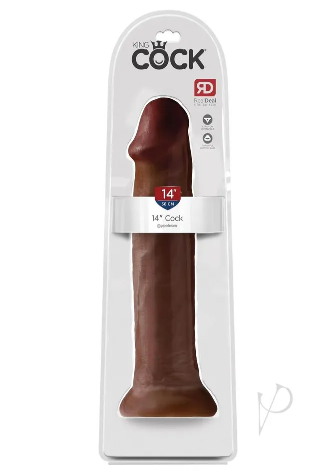 Dildos King Cock Kc 14 Cock Brown