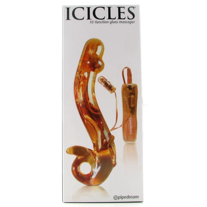 Dildos Pipedream Icicles No 35 Glass GSpot Dildo and Vibrator