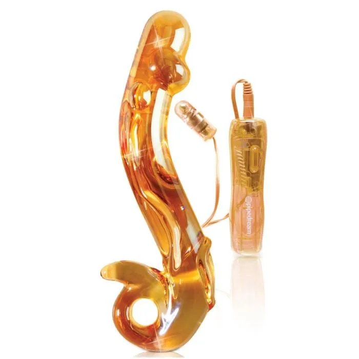 Dildos Pipedream Icicles No 35 Glass GSpot Dildo and Vibrator