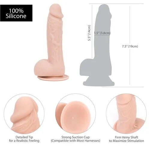 Dildos Xandebay Addiction 100 Silicone Mark 75 Beige Dildos Xandebay Addiction 100 Silicone Mark 75 Beige