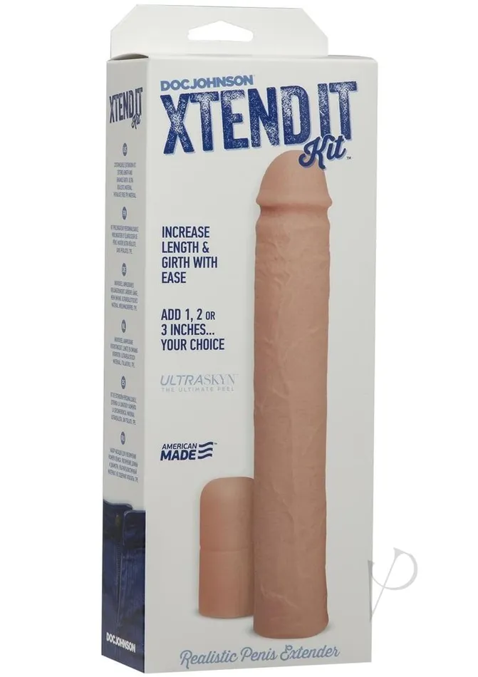 Doc Johnson Male Sex Toys Xtend It Kit White