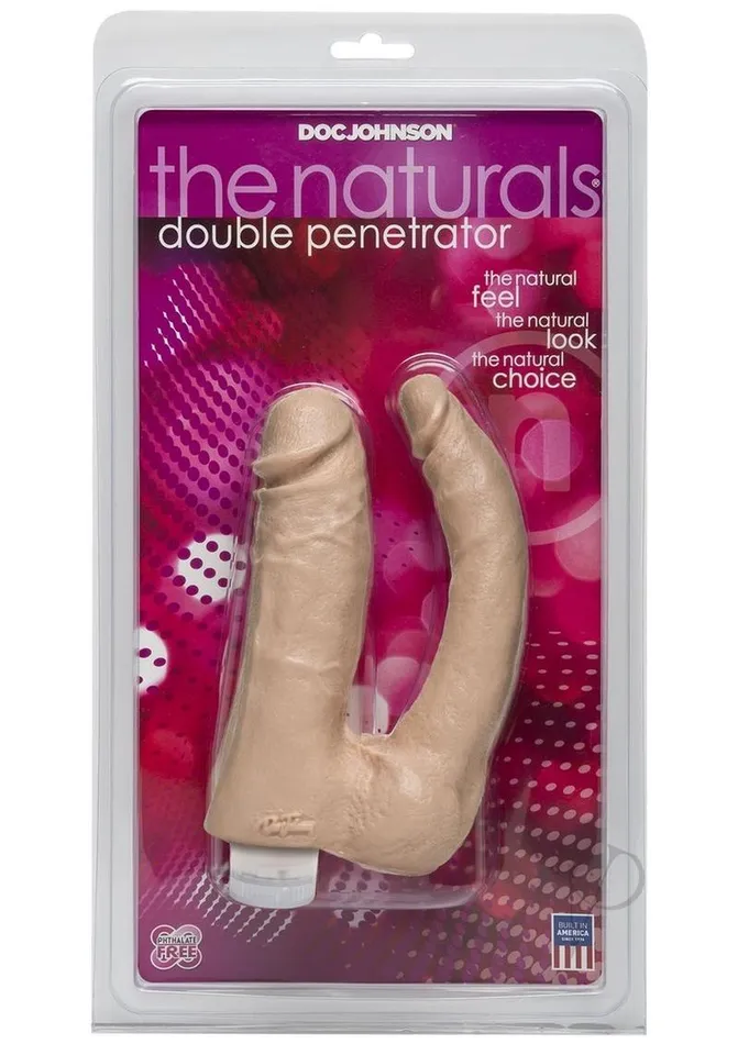 Doc Johnson Vibrators Natural Double Penetrator Vibe