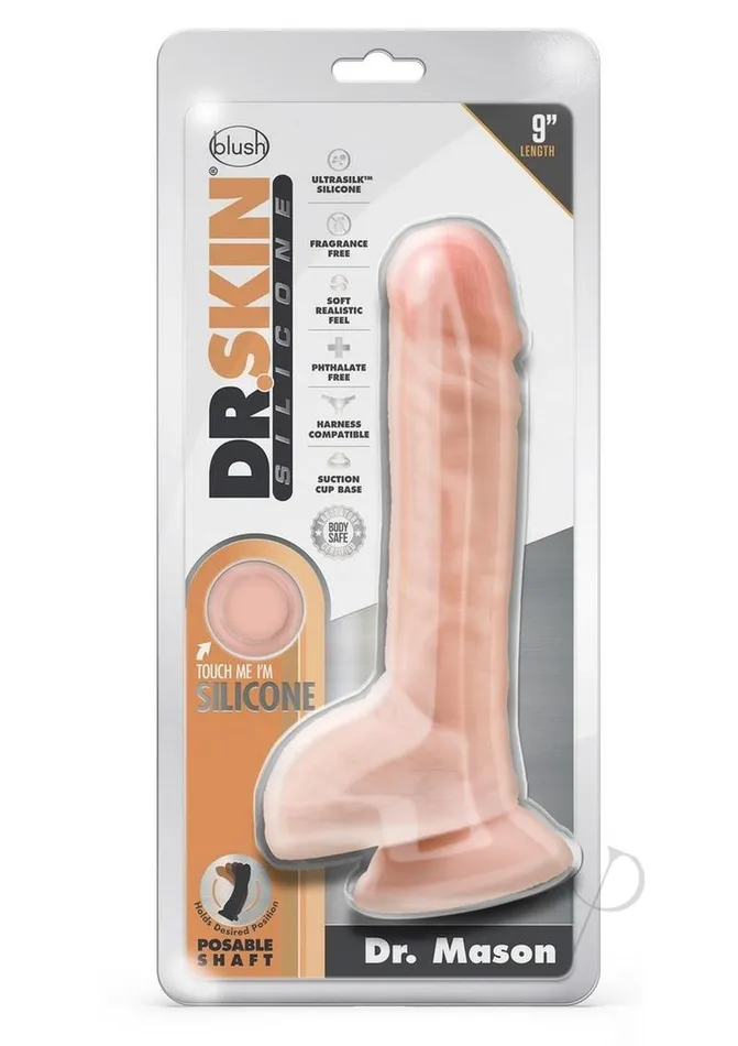 Dr Skin Dildos Dr Skin Silic Dr Mason 9 Dildo Vanilla