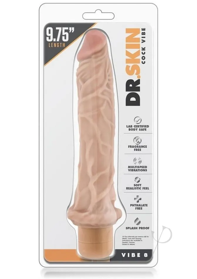 Dr Skin Vibrators Dr Skin Vibe 8 Beige 975