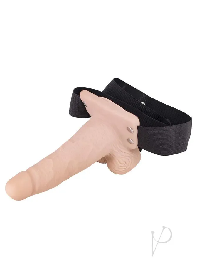 Erection Assistant Vibrators Erect Assist Hollow Vibe Strapon 6 Wht