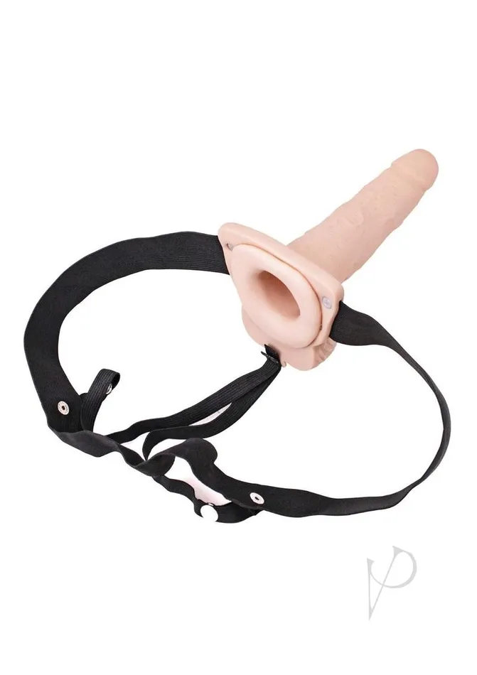 Erection Assistant Vibrators Erect Assist Hollow Vibe Strapon 6 Wht