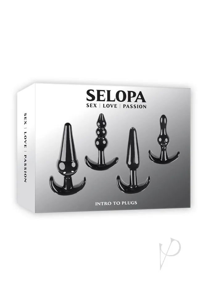 Evolved Novelties Anal Selopa Intro To Plugs Black