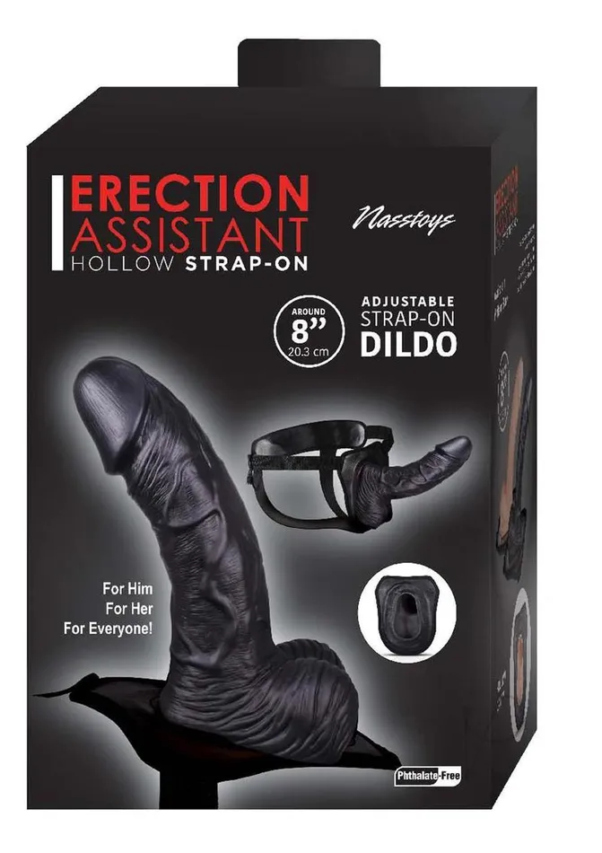 Female Sex Toys Erection Assistant Erect Assist Hollow Strap On 8 Black