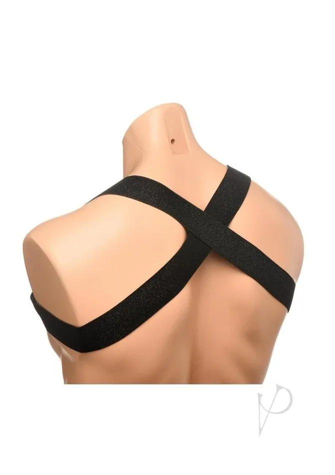 Female Sex Toys Master Series Ms Rave Chest Harness Sm Blkgld