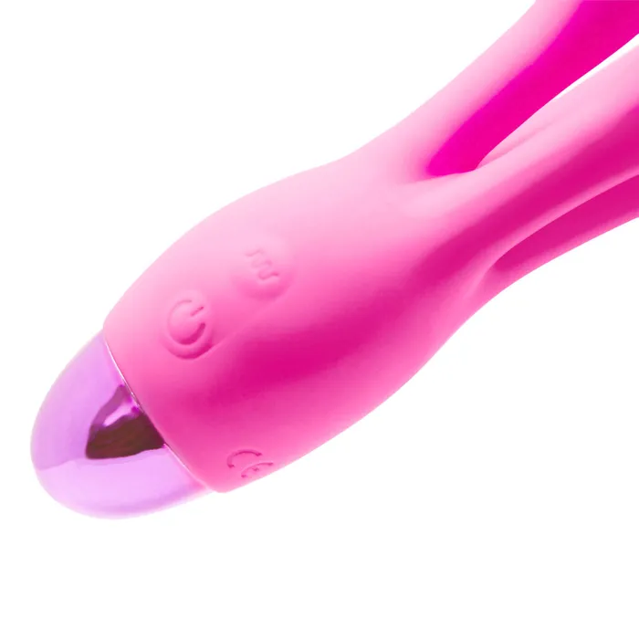 Female Sex Toys Simpli Pleasure V1 Simpli Pleasure ULTRA Triple Motor 10 Function USB Rechargeable GSpot Bunny Vibrator