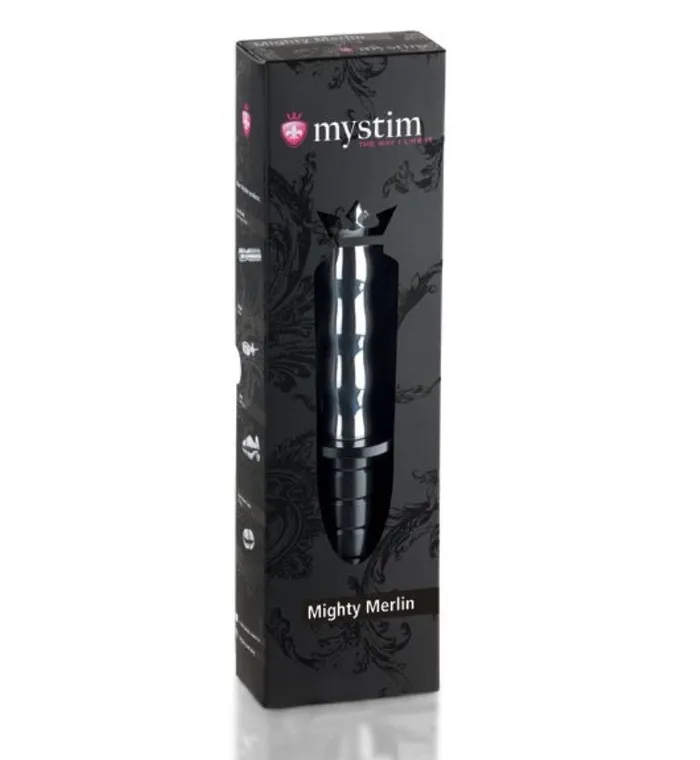 fetishtoyboxcom MYSTIM MIGHTY MERLIN E STIM DILDO Dildos