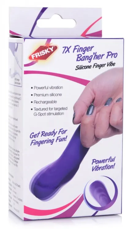 Frisky 7x Finger Bangher Pro Finger Vibe Purple Xandebay Vibrators