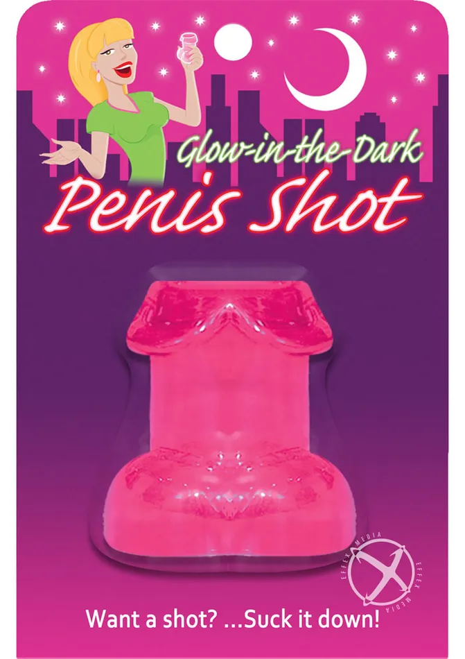 Glow In The Dark Penis Shot Pink Kheper Games Dildos