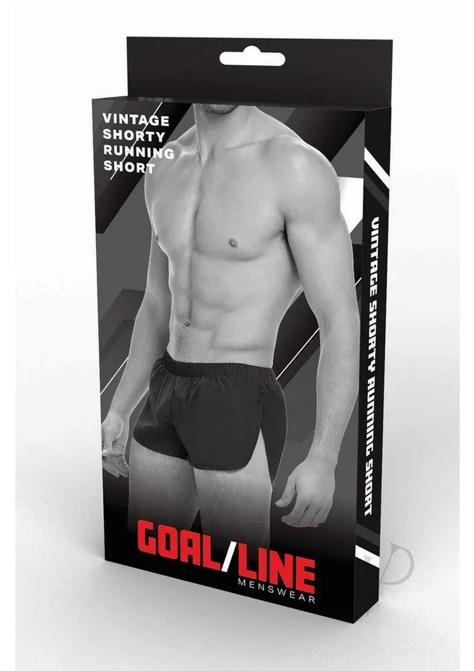 Goal Line Extreme Split Shorts Sm Blk Goal Line Male Sex Toys
