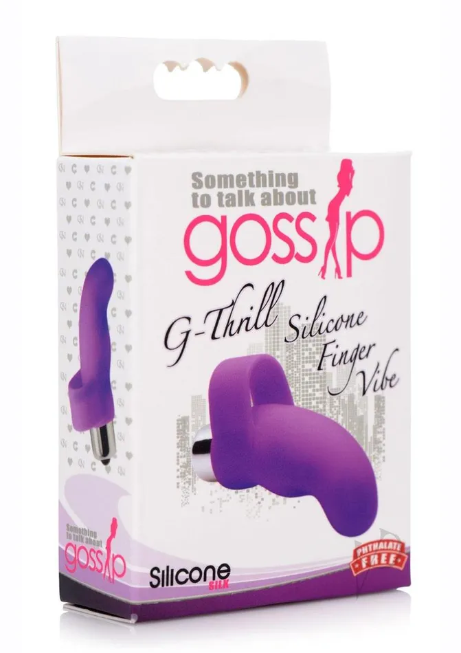 Gossip Vibrators Gossip Gthrill Finger Vibe Purple