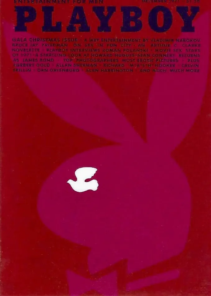 Greenthunderbirds Cards Vibrators Playboy 50th Anniversary 69 Dec1971 Cover