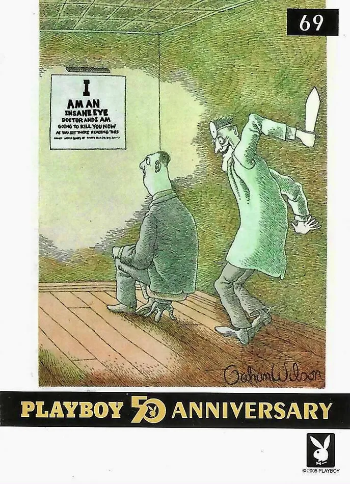 Greenthunderbirds Cards Vibrators Playboy 50th Anniversary 69 Dec1971 Cover