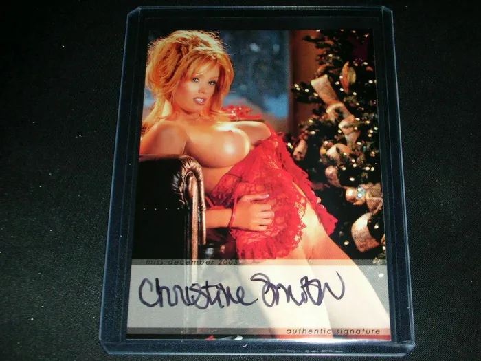 HefsCards Vibrators Playboy Sexy Vixens Christine Smith Pink Foil Auto Card HefsCards Vibrators Playboy Sexy Vixens Christine Smith Pink Foil Auto Card