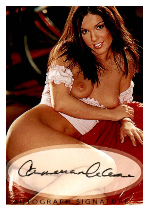 JimS Cards and More Male Sex Toys Girls of Summer Autograph CARMELLA DeCESARE CD2 JimS Cards and More Male Sex Toys Girls of Summer Autograph CARMELLA DeCESARE CD2