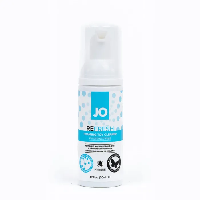 JO Refresh Foaming Toy Cleaner 17 oz Castle Megastore Vibrators