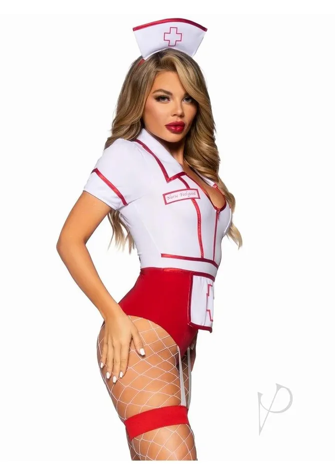 Leg Avenue Nurse Feelgood 2pc Sm Redwht Vibrators Leg Avenue Nurse Feelgood 2pc Sm Redwht Vibrators