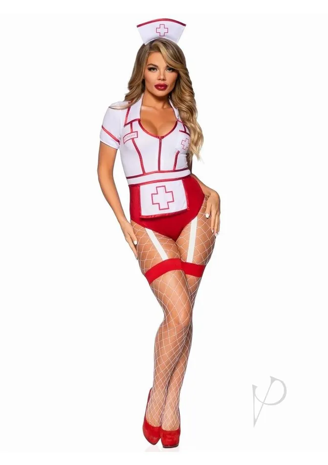 Leg Avenue Nurse Feelgood 2pc Sm Redwht Vibrators Leg Avenue Nurse Feelgood 2pc Sm Redwht Vibrators
