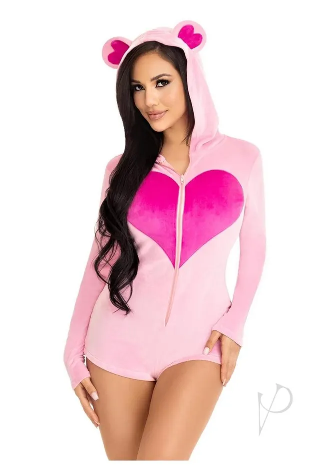 Leg Avenue Sweetheart Bear Romper Md Pnk Vibrators