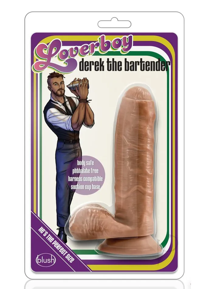 Loverboy Derek The Bartender Mocha Loverboy Dildos