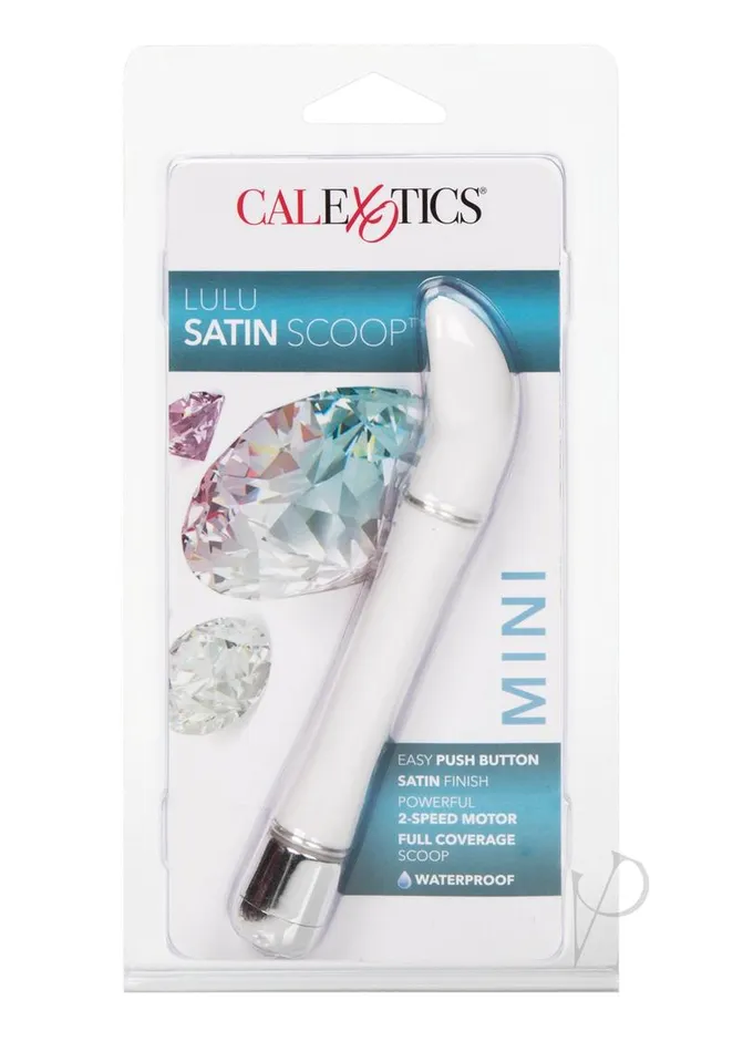 Lulu Satin Scoop White Hard Vibes Vibrators