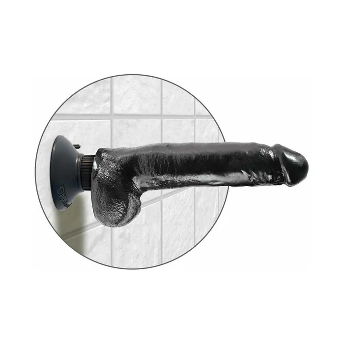 9 Vibrating Dildo Black Vibratorscom Vibrators
