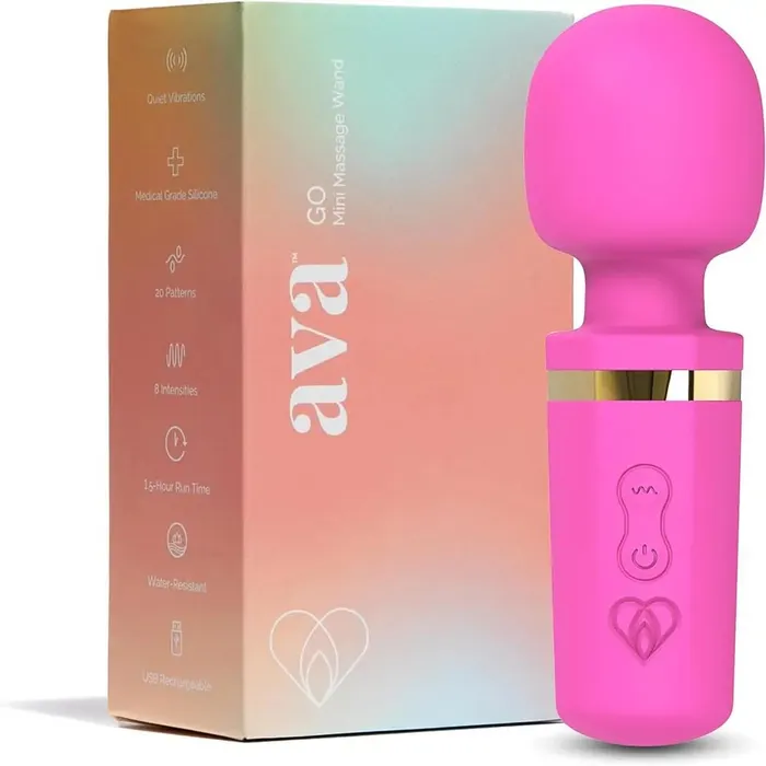 Adorime Female Sex Toys Personal Wand Massager Clit Stimulator Quiet Small Vibrator Magic Wand Solo Pussy