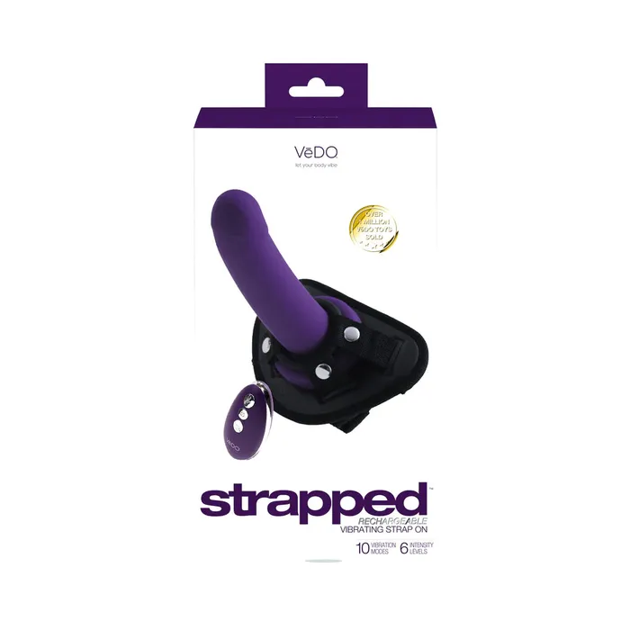 California Exotic Novelties The VeDO Strapped Vibrating StrapOn Female Sex Toys