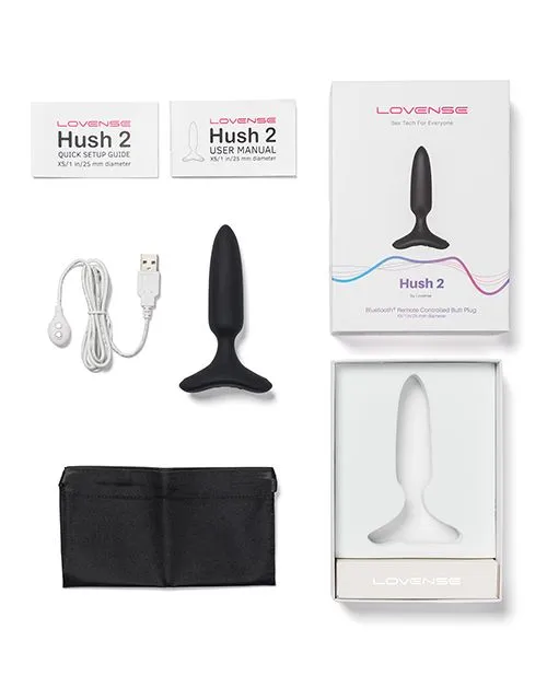 Hush 2 1 AppControlled Plug Lovense Male Sex Toys
