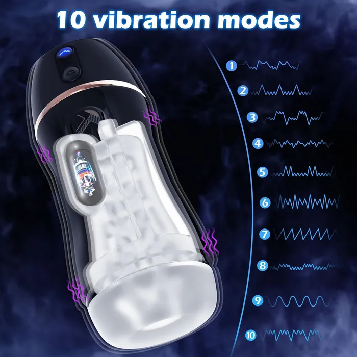 Male Sex Toys Oronova Auto Sucking Masturbator 10 Vibrations