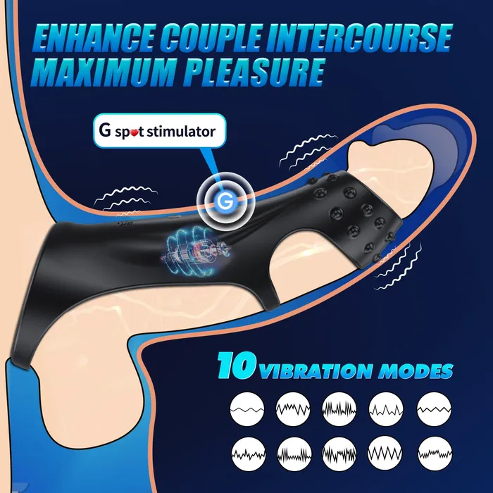 Male Sex Toys Oronova Triple Vibration Penis Ring