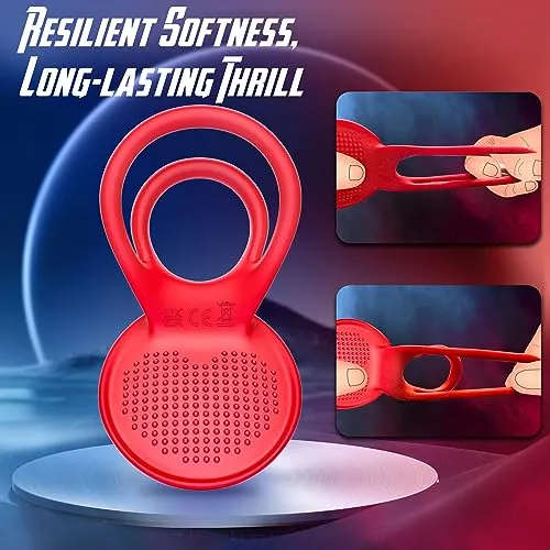 Oronova Couples Aurora Vibrating Cock Ring with Vibration Settings for Couples