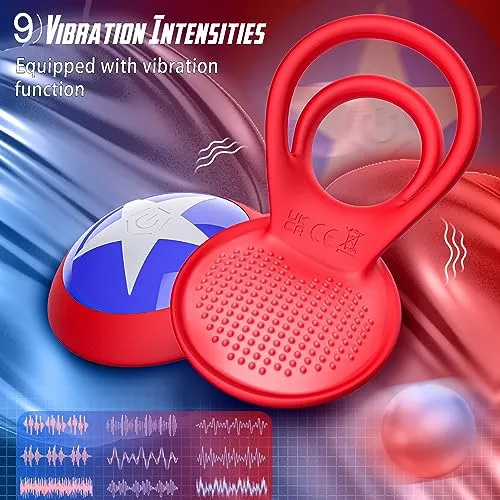 Oronova Couples Aurora Vibrating Cock Ring with Vibration Settings for Couples