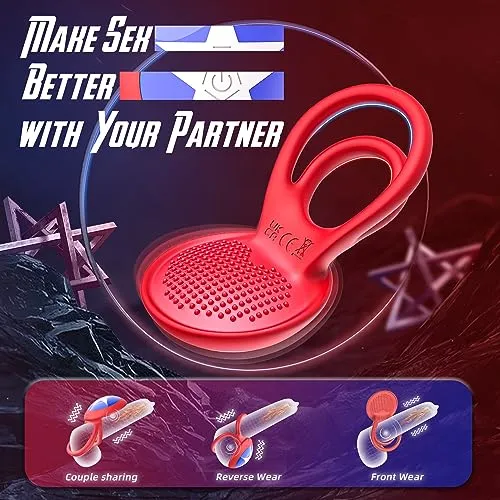 Oronova Couples Aurora Vibrating Cock Ring with Vibration Settings for Couples
