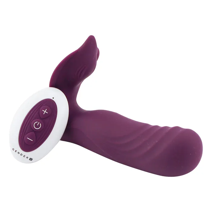 The Velvet Hammer Vibrator by Gender X A Gender Neutral Thrusting Vibrator Vibratorscom Vibrators