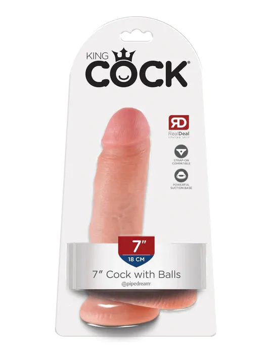 7 Cock with Balls Pipedream Female Sex Toys 7 Cock with Balls Pipedream Female Sex Toys