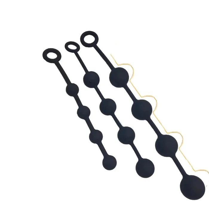 Anal Premium Silicone Anal Beads Large Bead Butt Plug Set for Intense Pleasure Romulus
