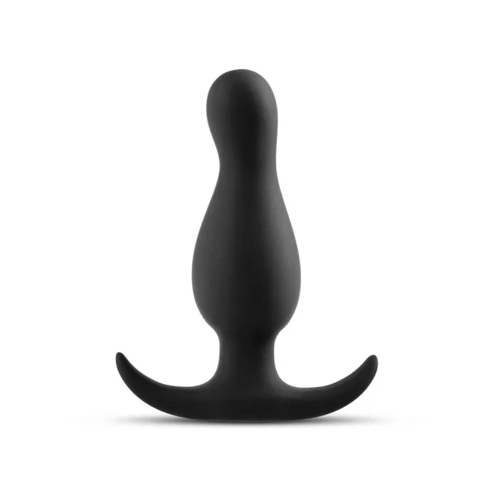 Blush Anal Anal Adventures Platinum Curve Plug Black