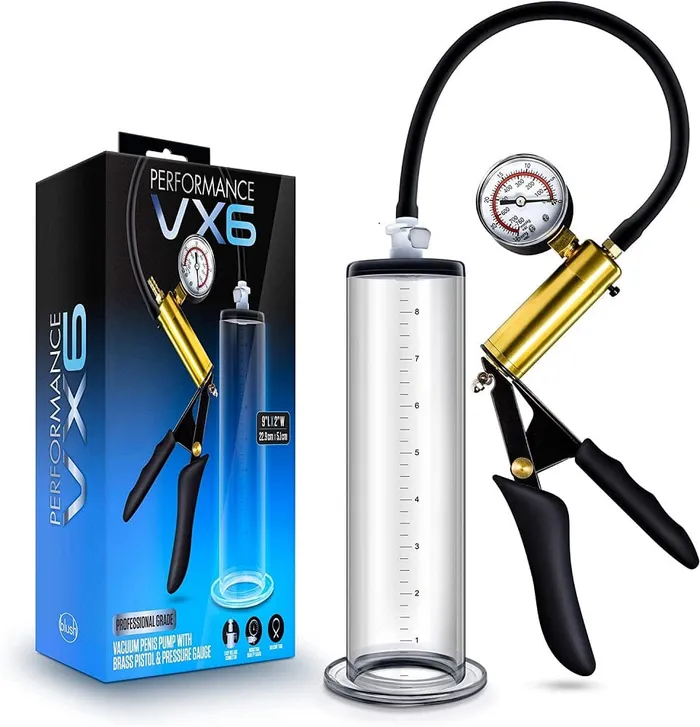 Blush Male Sex Toys Blush Performance VX6 Male Enhancement Pump System