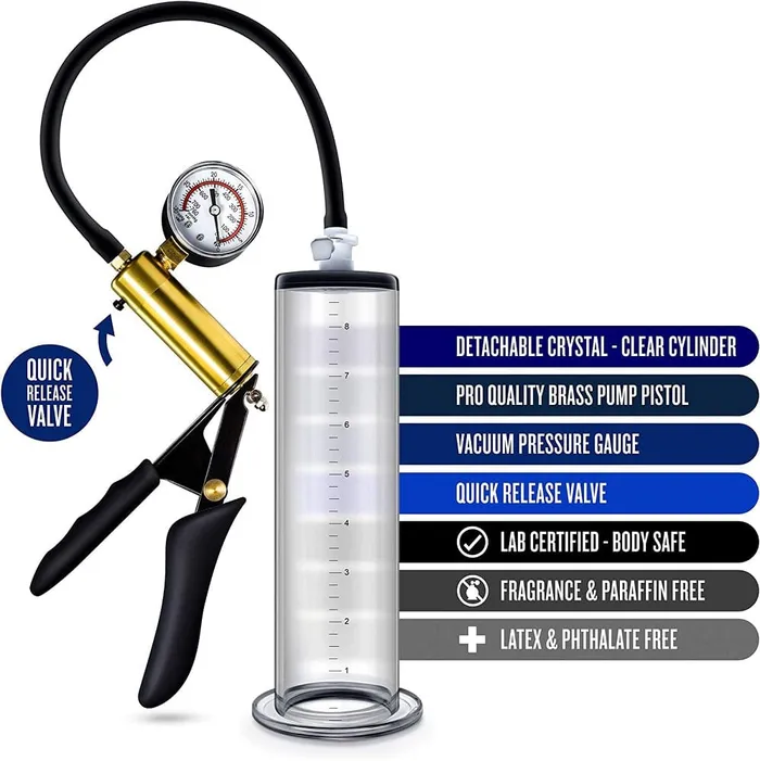 Blush Male Sex Toys Blush Performance VX6 Male Enhancement Pump System