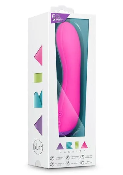 Blush Vibrators Blush Aria Magnify Vibrator Fuchsia