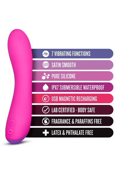 Blush Vibrators Blush Aria Magnify Vibrator Fuchsia
