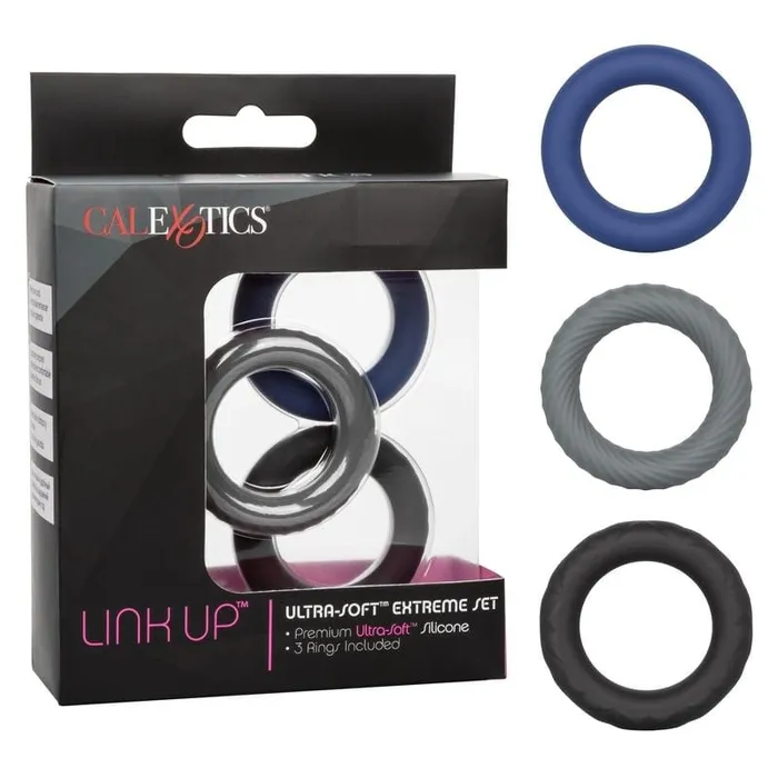 CALEXOTICS Male Sex Toys Calexotics Link Up UltraSoft Extreme Set