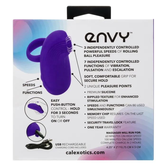 Calexotics Male Sex Toys Envy Handheld Rolling Ball Massager